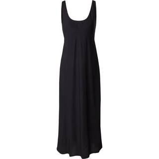 Midi Slip Dress - Black - L