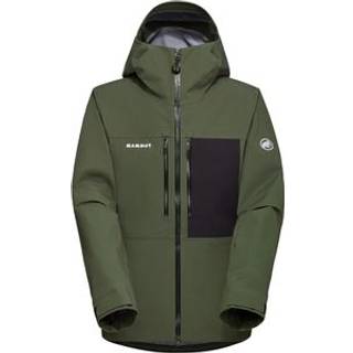 Mammut Men's Stoney Hardshell Hooded Jacket  Dark Marsh-black, S