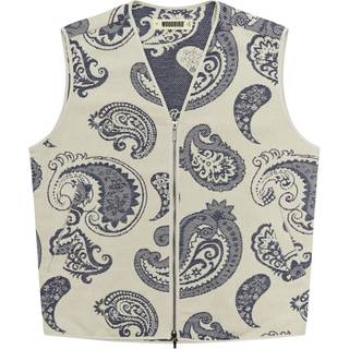 Woodbird - Wbdong Paisley Vest - Veste til mænd - Cobalt Blue - M