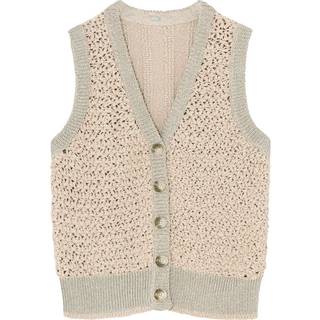 Gustav Demi knit vest 54406-2031 Beach Sand