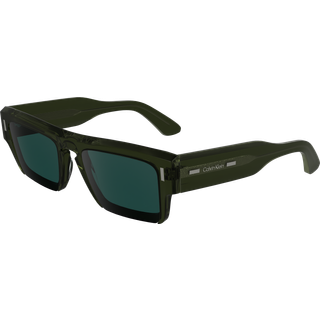 Calvin Klein Mand CK24532S 330 Solbriller Acetat Grøn Firkantet Normal