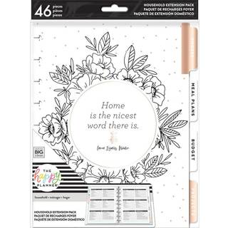 ME & Mine Big Ideas Home Extension Pack - The Happy Planner Scrapbooking Supplies - Arrang?r til husholdningsopgaver - Planl?g dit budget og plig