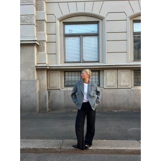 Short Wool Blend Jacket