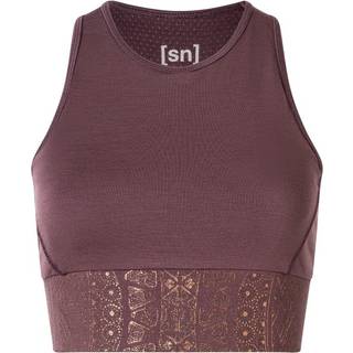 super.natural Women's Arabesque LF Top Sports-bh Damer størrelse XL farve lilla
