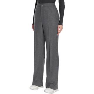 Moncler Trousers Wool Flannel IT 46 (EUR 40) - Charcoal - IT 46 (EUR 40)