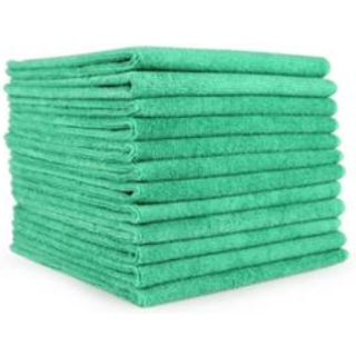 Arkwright Microfiber Cleaning Cloths - (Pack of 12) Lint & Streak -Free Drying Wash håndklæder 320 GSM Super Absorbent & Quick Dry Perfect Cleane