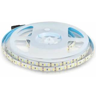 120 LED Stripslys 20W/m - 6400K, høj lumen, IP20, 5m/rulle - Kulør : Kold