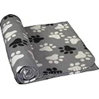 Fleecetæppe - Grå - 50 x 75 cm