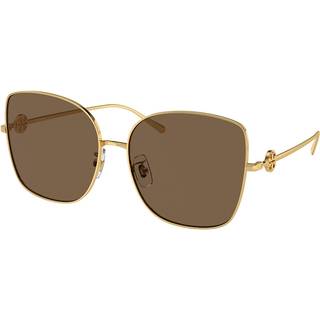Tory Burch TY6106D Asian Fit 334373 60 Solbriller Kvinder - Shiny Gold - 60mm