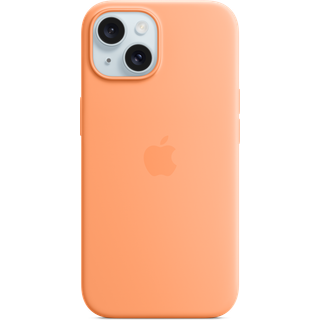 iPhone 15 Apple Silikone Cover med MagSafe MT0W3ZM/A - Appelsinsorbet