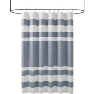 Madison Park Spa Waffle Broes Gardin Stowned stof med 3m Scotchgard Moisture Management Premium Spa Quality Moderne bruseforhæng til badeværelse