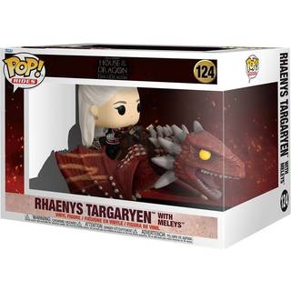 House of the Dragon POP! Rides Deluxe Vinyl Rhaenys Targaryen with Meleys 9 cm