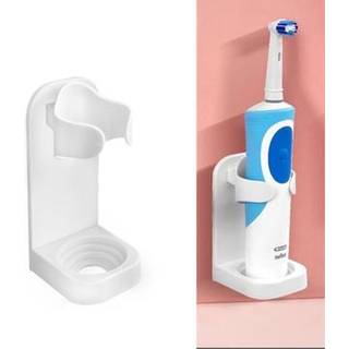 Vægmonteret holder til elektrisk tandbørste - hvid