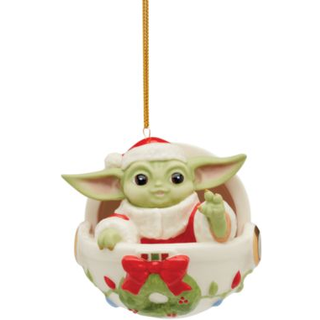 Lenox 895920 Grogu's Holiday Hover Pram Ornament Christmas