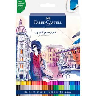 Faber-Castell Tusser Goldfaber Dual 24 stk. - Flerfarvet