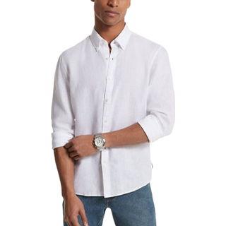 MK Linen Shirt - White - Michael Kors - XS