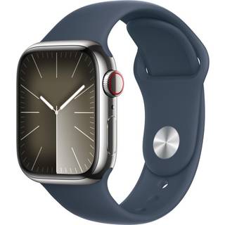 Apple Watch Series 9 GPS + Cellular 41mm Aluminium case med midnight sport band S/M