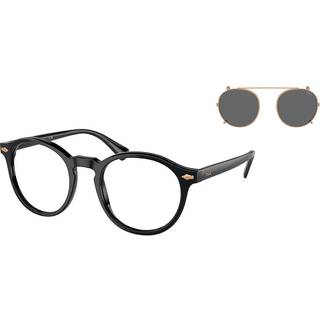 Polo Ralph Lauren PH4218F Asian Fit With Clip-On 500187 51 Briller Mænd - Shiny Black - 51mm