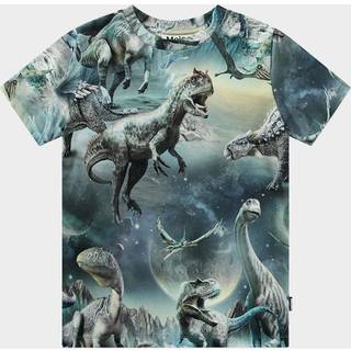 Molo GOTS Ralphie T-Shirt Dinoverse 92 cm  Grå  92 cm  mand