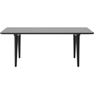 Carl Hansen - CH011, Svartlackad Ek, Höjd 48 cm - Sofaborde - Hans J. Wegner - Sort - Træ