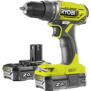 Ryobi R18DD2-220S ONE+ 18V Bore-/skruemaskine med 2 batterier