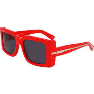 Ferragamo Kvinde SF2032S 600 Solbriller Acetat Rød Firkantet Normal - Rød
