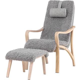 Venture Design Fårö stol Eg/mørkegrå
