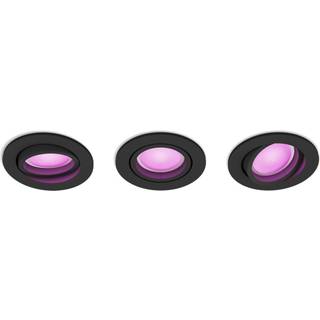 Philips Hue Centura WCA BT Rund indbygningsspot i sort - 3 stk.