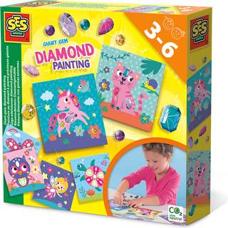Diamantmosaik til små fingre