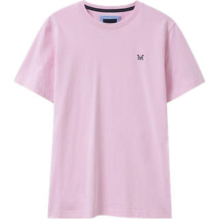 Crew Clothing Crew Clothing Light Pink Plain 100% Cotton Classic T-Shirt