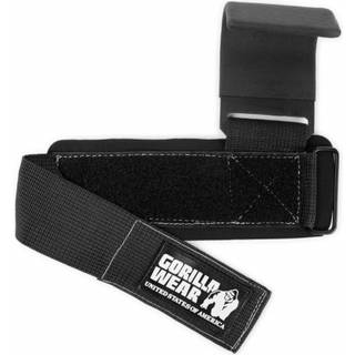 Weight Lifting Hooks, black/white, Gorilla Wear