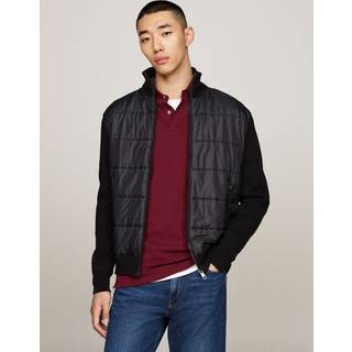 Smart Casual Mixed Texture Relaxed Jacket