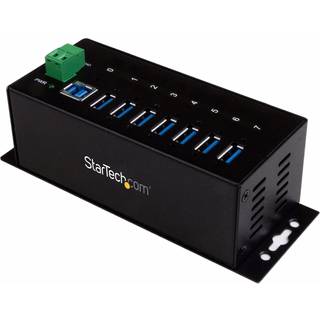 StarTech.com 7 Port Industrial USB 3.0 Hub USB hub - USB 3.0 - 7 ports - Sort