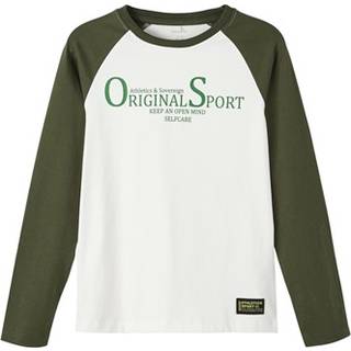 Name It White Alyssum Print T-shirt - Str. 9-10y 134/140cm