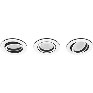 Philips Hue Centura Color and White Ambiance Indbygningsspot - 3-pak - Hvid