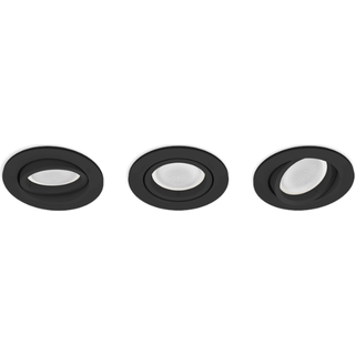 Philips Hue Centura Indbygningsspot Rund - Sort - 3-Pak