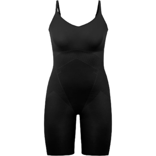Spanx - Sort - Mid-Thigh Bodysuit - Small