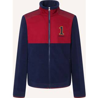 Hackett Londontil mænd. HM581291 Heritage Sweatshirt Nbr Flc Fz navy (XL), Casual, Polyester, Blå