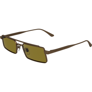 Calvin Klein Unisex CK24111S 771 Solbriller Metal Guld Firkantet Normal