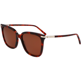 Ferragamo Kvinde SF2037S 640 Solbriller Acetat Rød Sommerfugl Normal - Rød