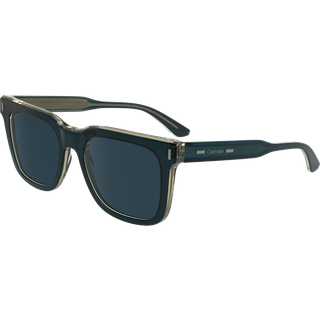 Calvin Klein CK24536S 434 53 Solbriller Mænd Blue - Transparent Petrol Blue On Smoke Grey - 53mm