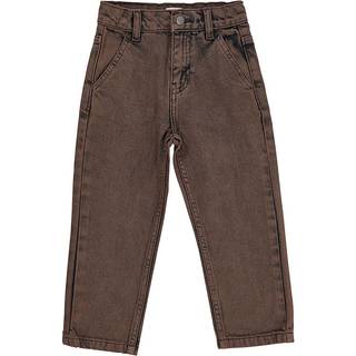 Copenhagen Colors Økologiske Junior Jeans Dark Brown Dyed 98 cm  Brun  98 cm  Unisex