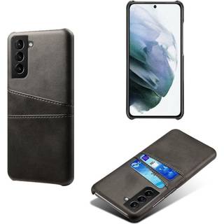 SKALO Samsung S22+ PU-læder Kortholder Cover - Sort - Sort