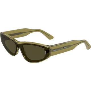 Calvin Klein Unisex CK24534S 278 Solbriller Acetat Brun Cat Eye Normal