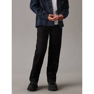 Straight Pleated Chino Trousers - Black - 4 years (104 cm)