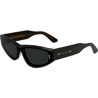 Calvin Klein Unisex CK24534S 001 Solbriller Acetat Sort Cat Eye Normal