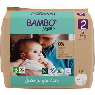 Bambo Ble Nature 3-6 kg, 6 x 30 stk Str. 2