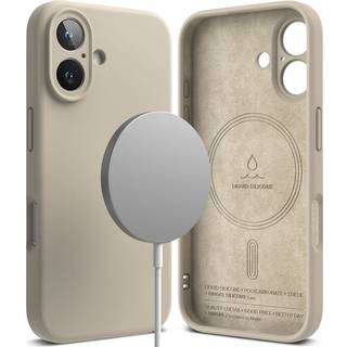 Ringke Silicone Magnetic Case iPhone 16 Stone