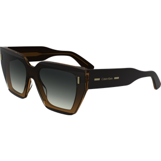 Calvin Klein Kvinde CK24533S 002 Solbriller Acetat Sort Firkantet Normal Skygge