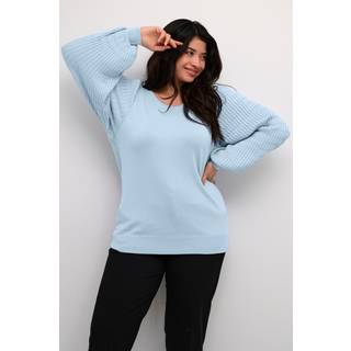 Kaffe Curve Kclini Knit Pullover Strik 10582598 Celestial Blue (SMALL)